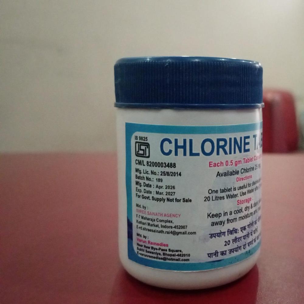 Chlorine Tablet - Drug Type: General Medicines