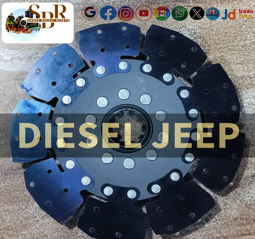 Diesel Jeep Clutch Plate - Compatible With: Car