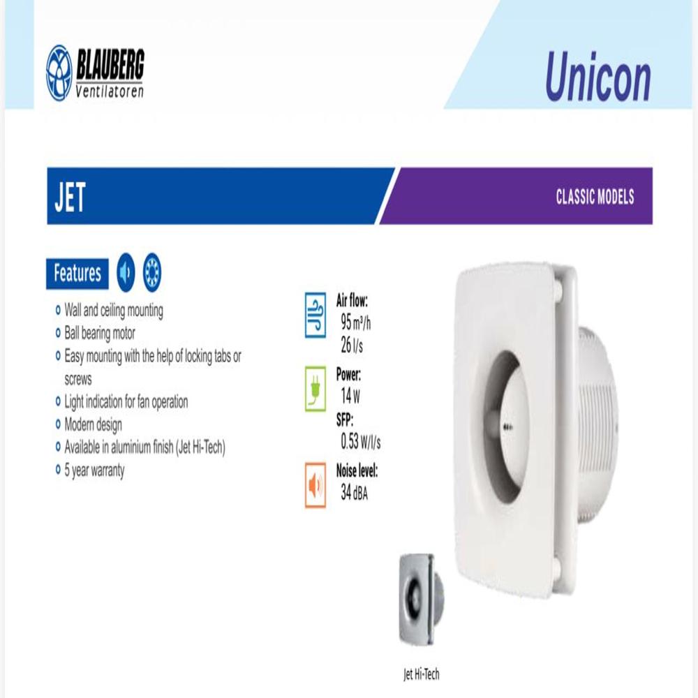 Residential  Toilet  Ventilation Fan