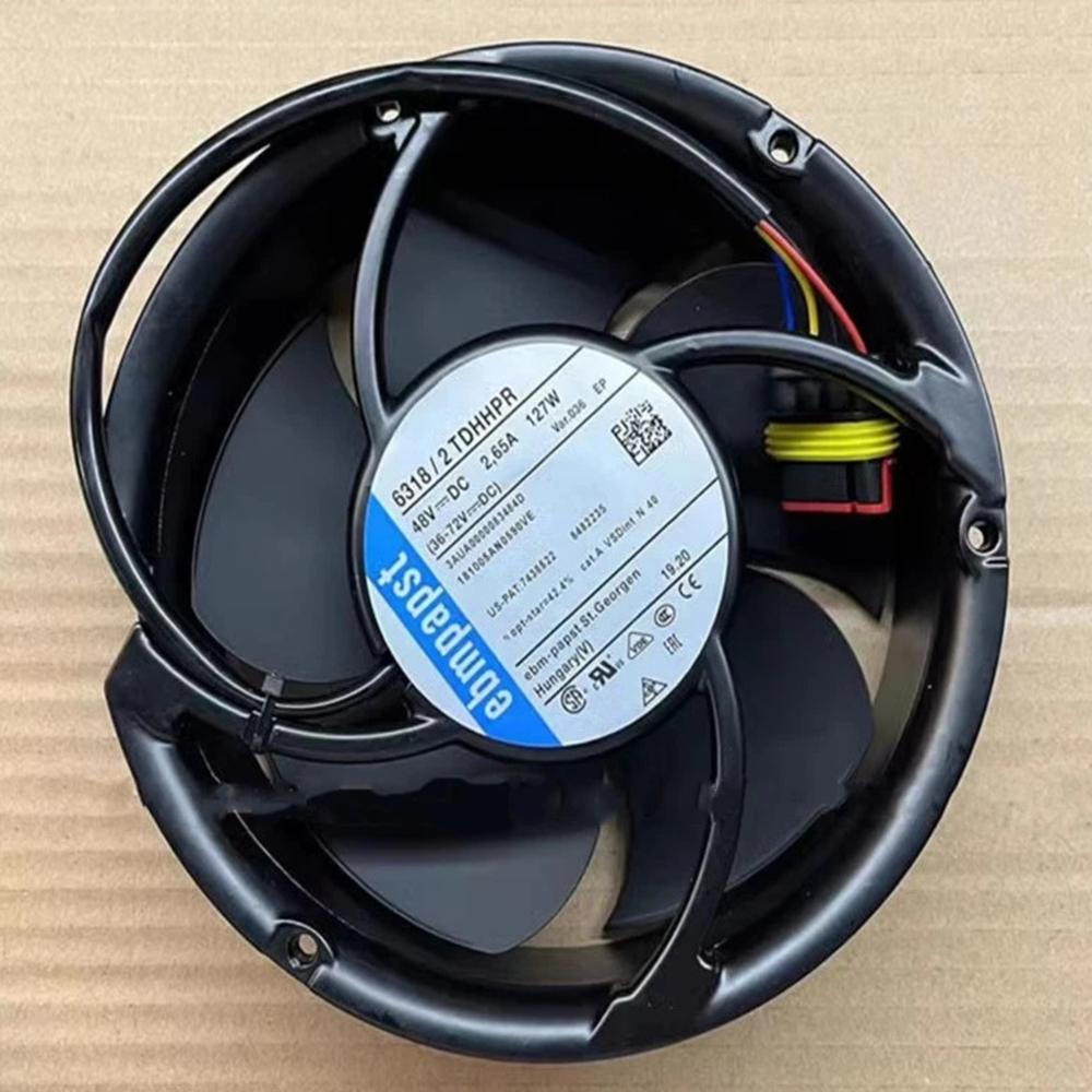 EBMPAPST 6318 /2 TDHHPR 48V DC 2.65A 127W 17251mm Ball Bearing Industrial Inverter Axial Cooling Fan