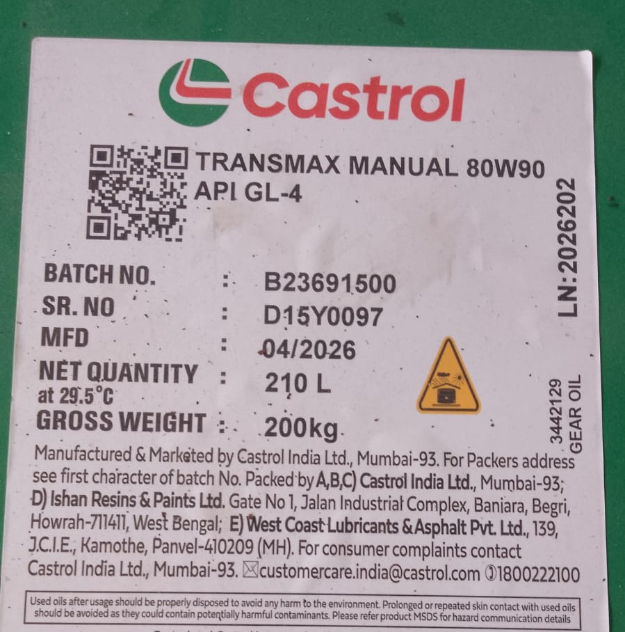 Transmax Manual GL4 80w90
