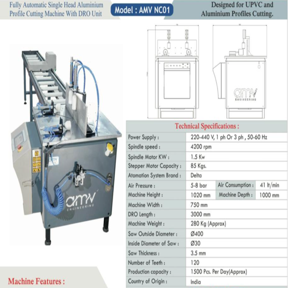 window and door production line machinery
