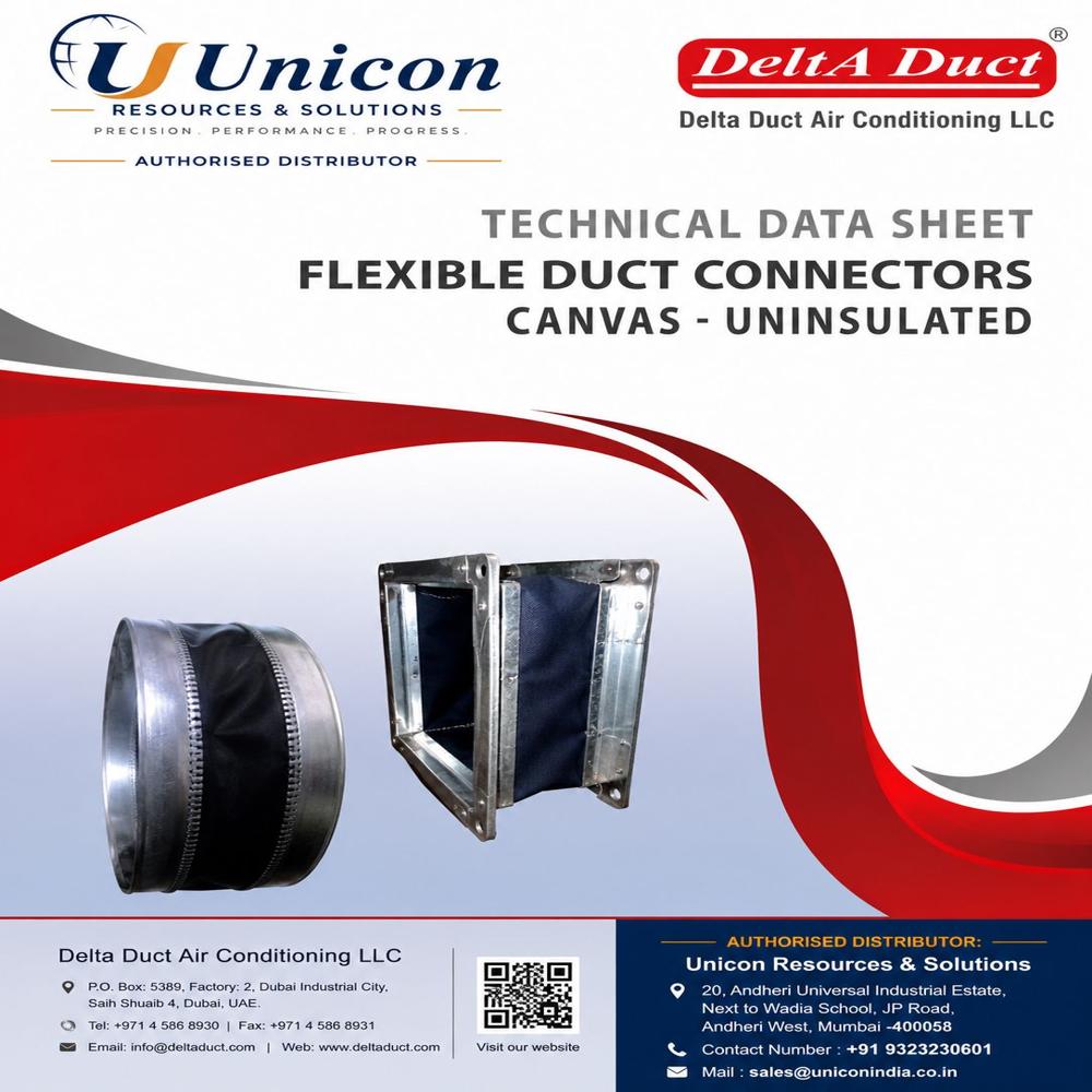 Flexible Canvas - Air Flow Capacity: Na Cubic Inches  (In3)
