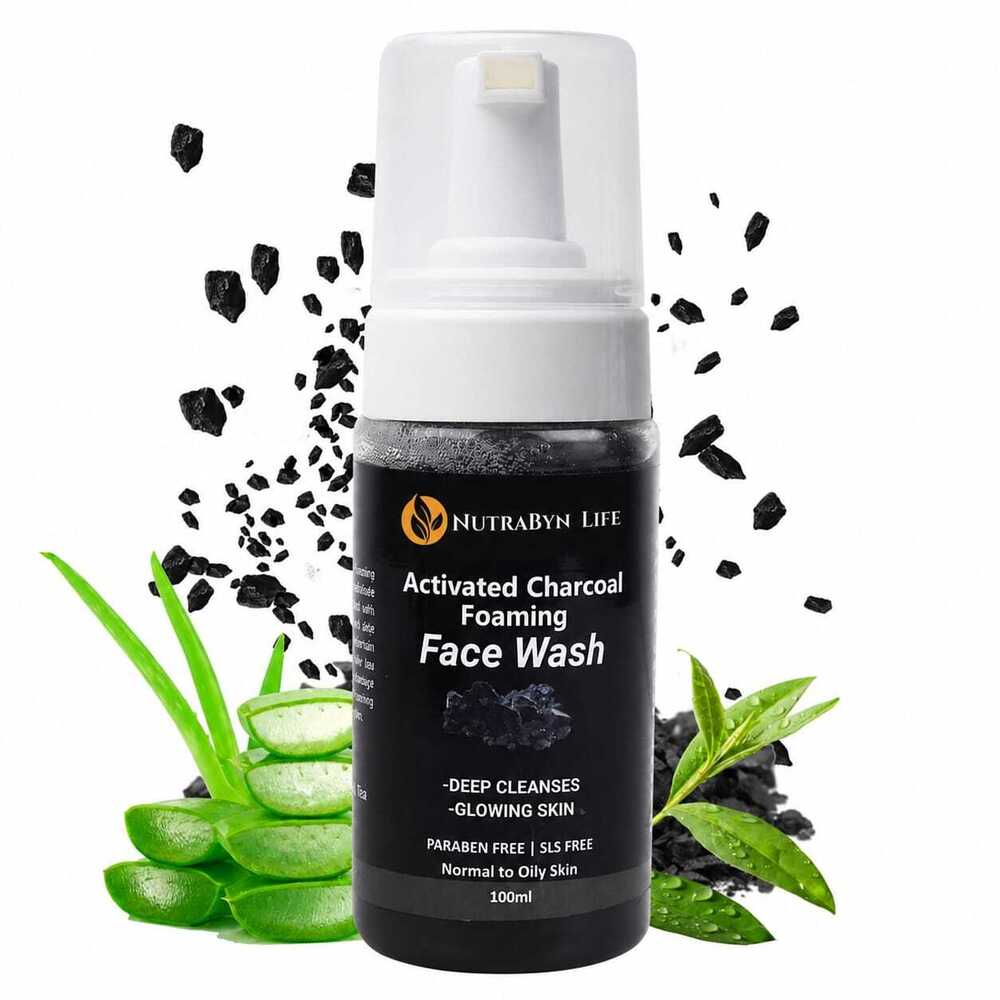 Activated Charcoal Foaming Face Wash