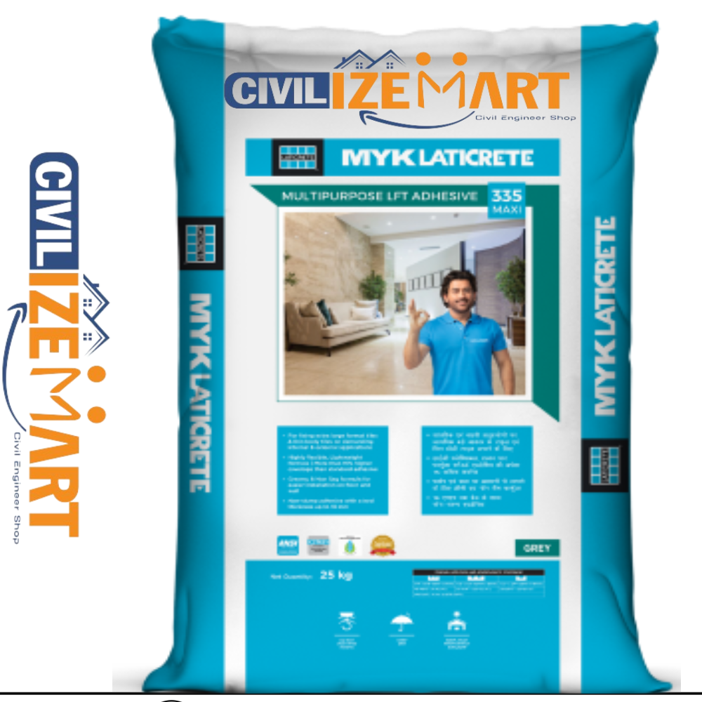 MYK LATICRETE 335 SUPER FLEX MULTIPURPOSE FLOOR AND WALL TILE ADHESIVE