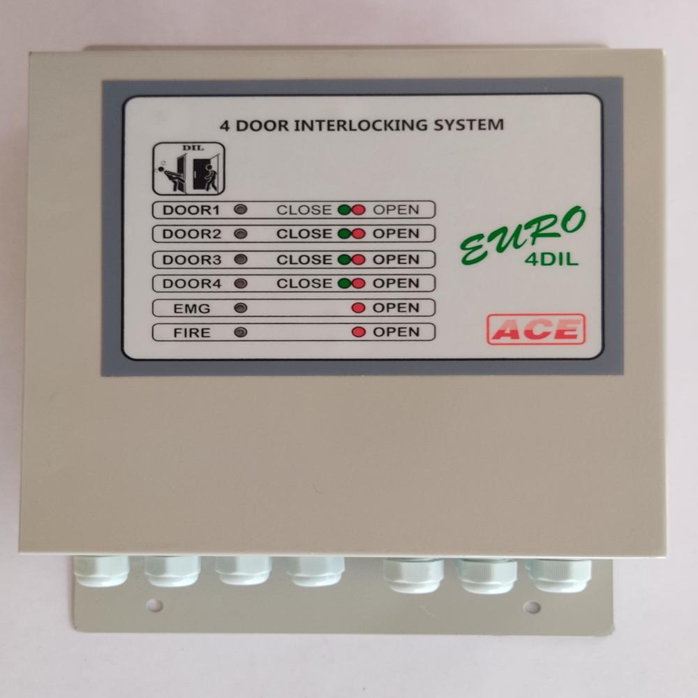 Cleanroom 4 Door Interlocking System