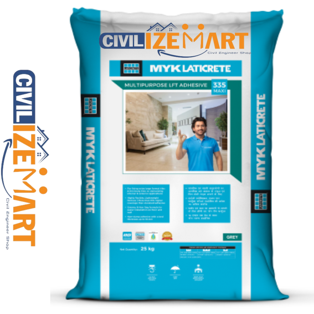 MYK LATICRETE 335 SUPER FLEX MULTIPURPOSE FLOOR AND WALL TILE ADHESIVE