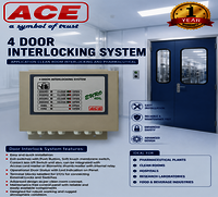 Ineterlock - Clean Room 2 Door Interlocking System - Chip Type: Embedded Industrial Grade Controller