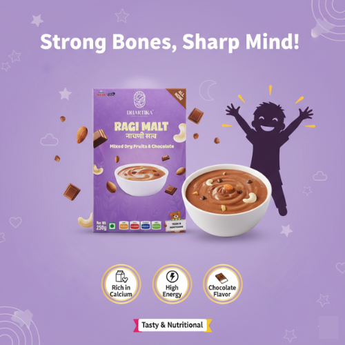 Dhartika Ragi Malt (Mixed Dry Fruit And Chocolate)
