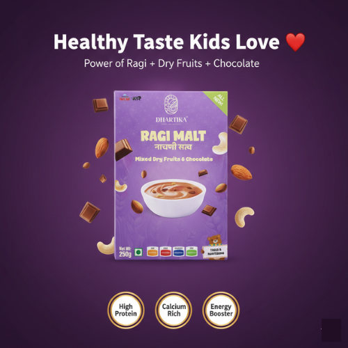 Dhartika Ragi Malt (Mixed Dry Fruit And Chocolate)