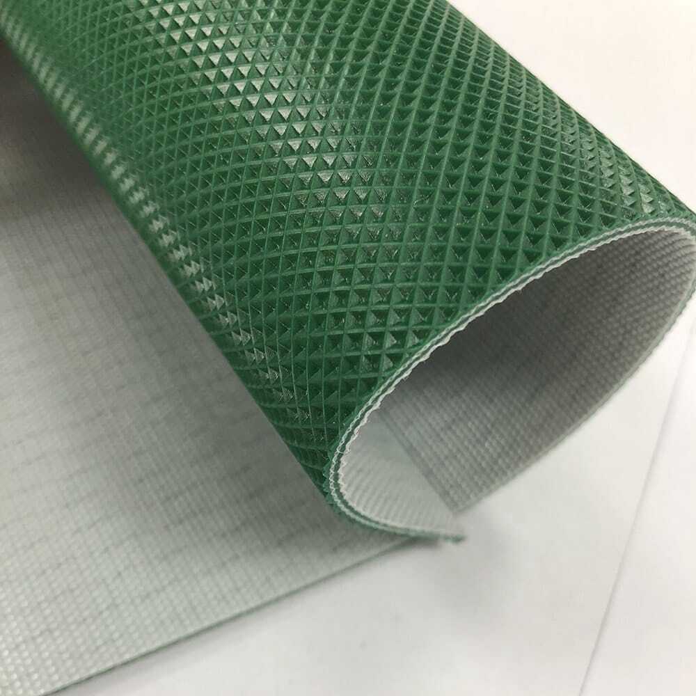 Diamond pattern covery belt