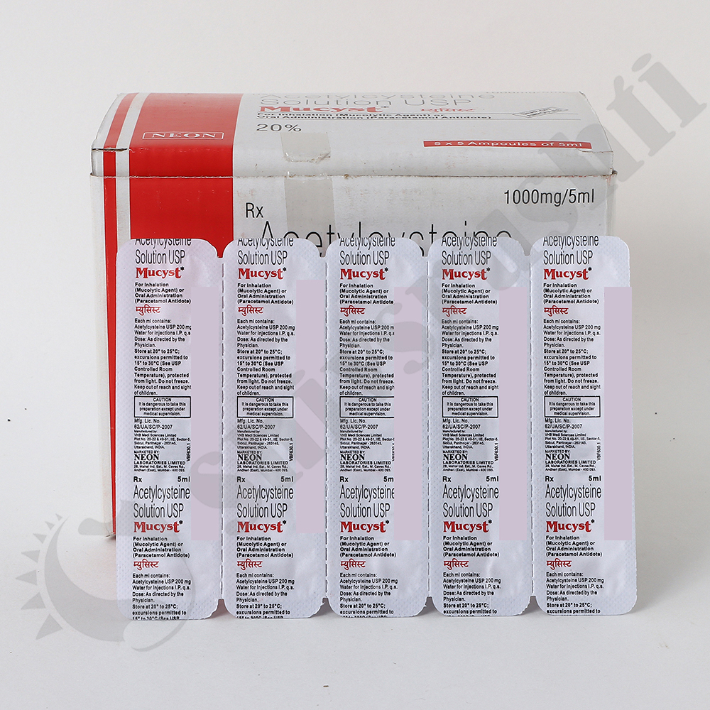 MUCYST 1000MG/5ML