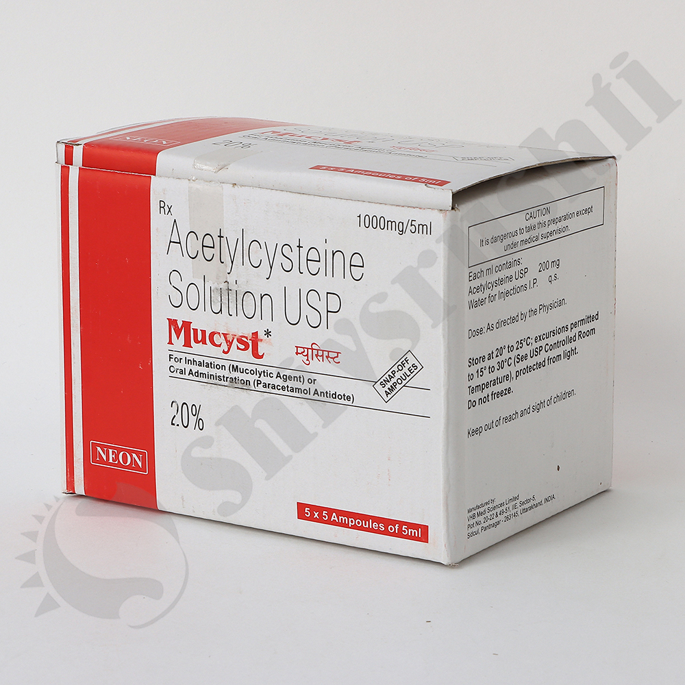 MUCYST 1000MG/5ML