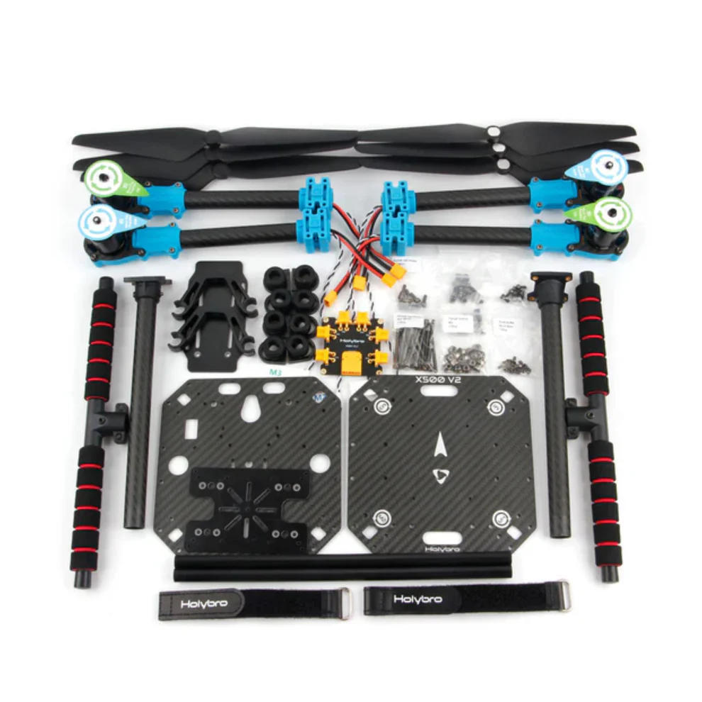 Holybro X500 V2 Barebones Frame Kit X500 V2 ARF (Almost Ready-to-Fly) Kit With Motor, Propellers, and ESC Build Your Custom Quadcopter For Educational Drone Project