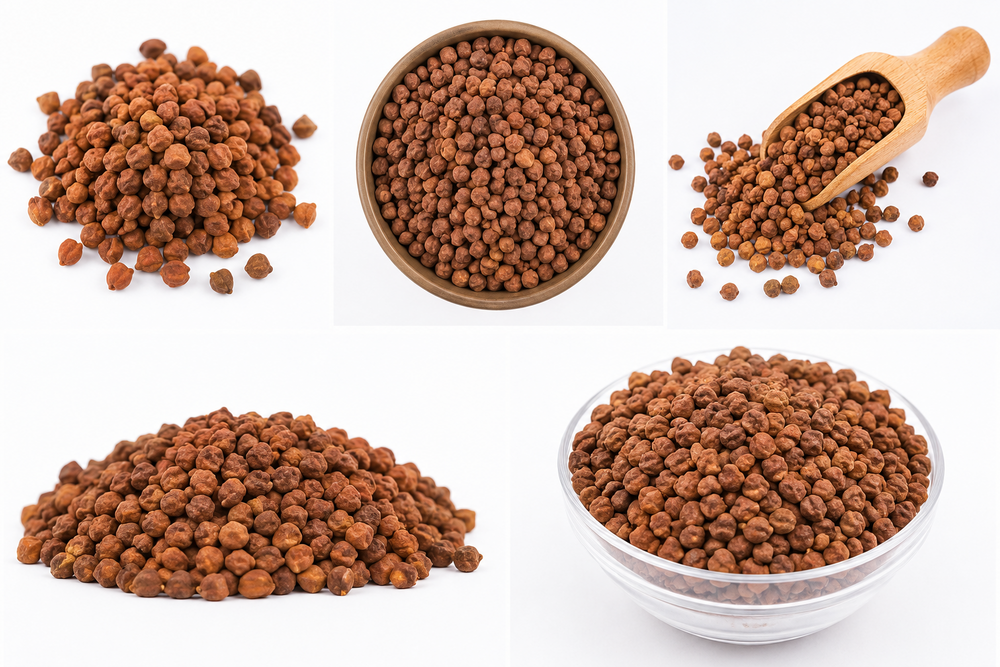 Black Chickpeas - Organic Legume, Strong Aroma, Nutty Flavor, High Protein & Fiber Content