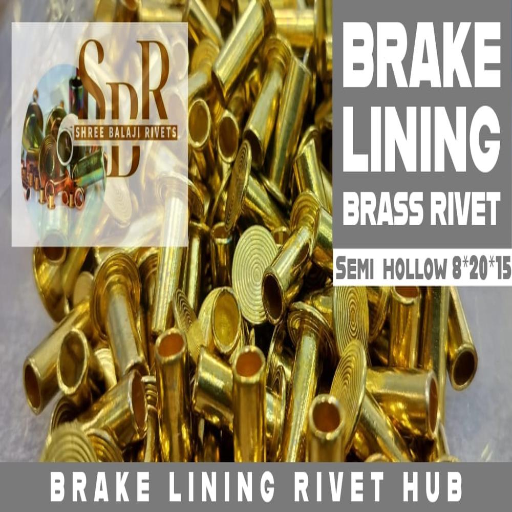 BRASS HOLLOW RIVETS 8*20