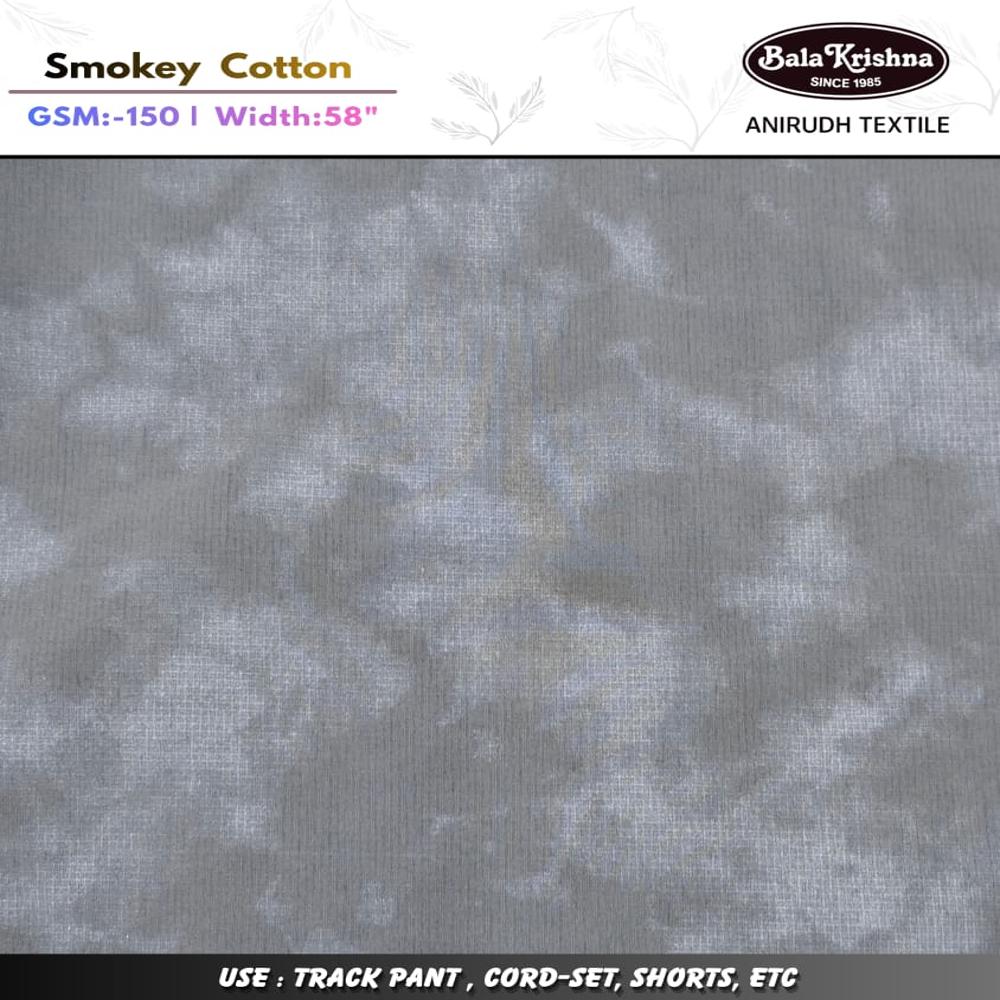 Smokey Cotton Polyester Lycra