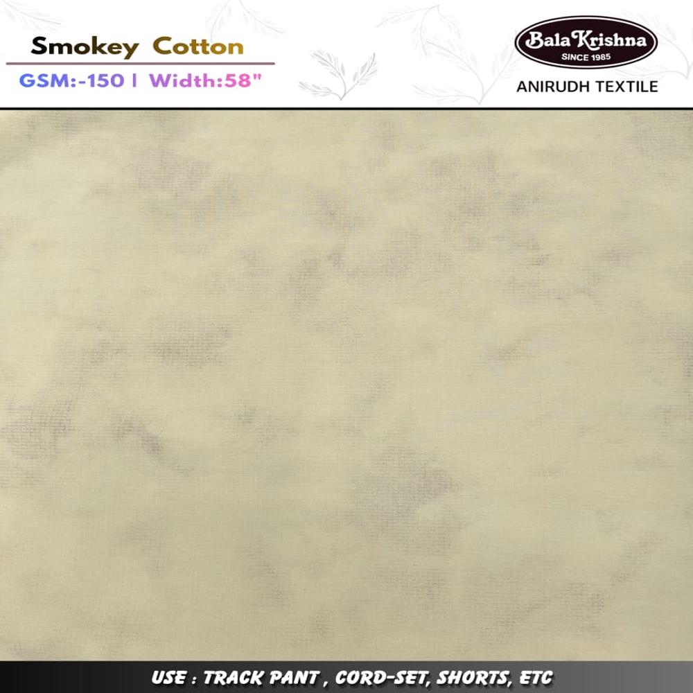Smokey Cotton Polyester Lycra