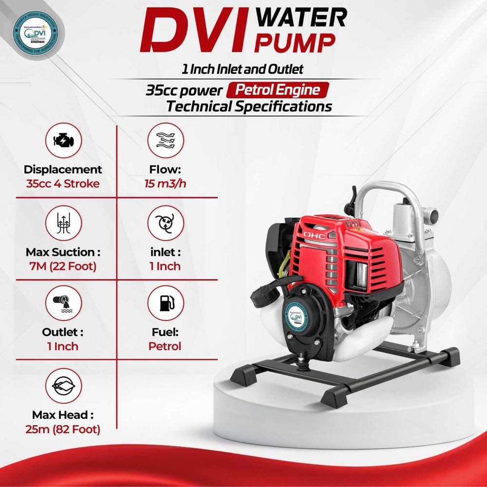 1 Inch Petrol Water Pump