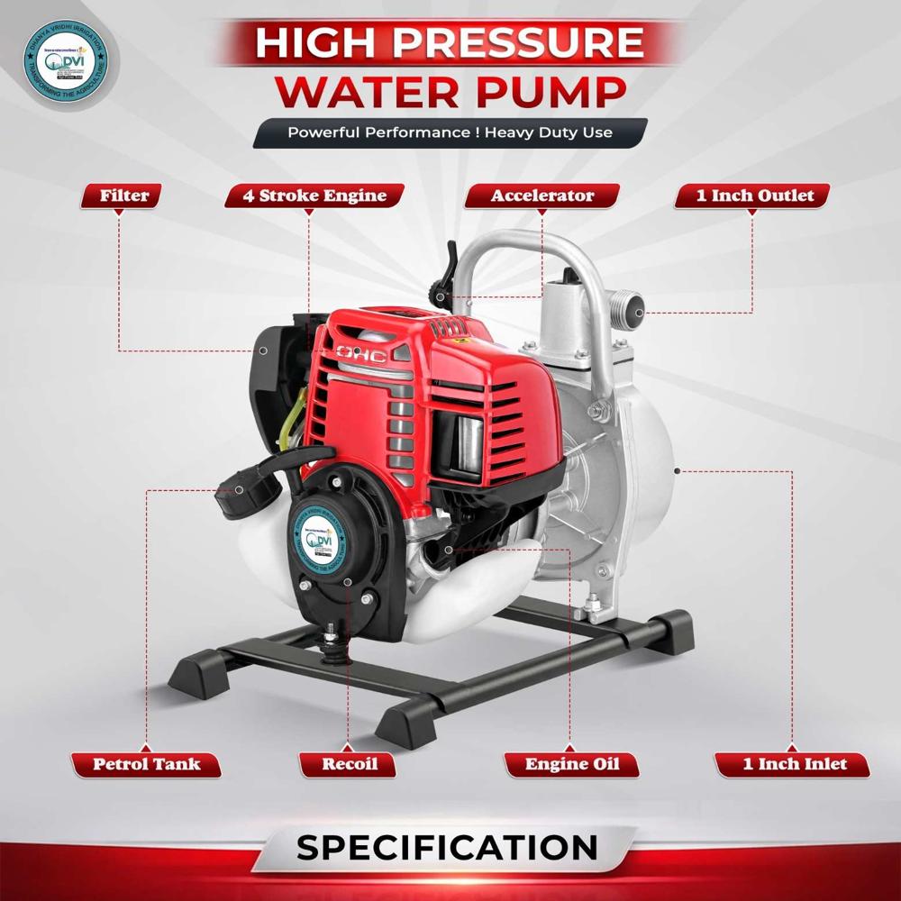1 Inch Petrol Water Pump