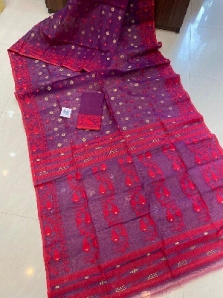 Bengal jamdani saree