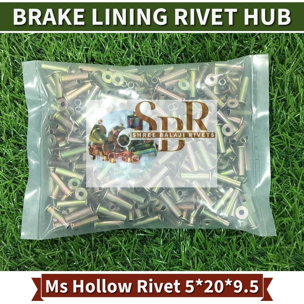 5*20 MILD STEEL HOLLOW RIVETS