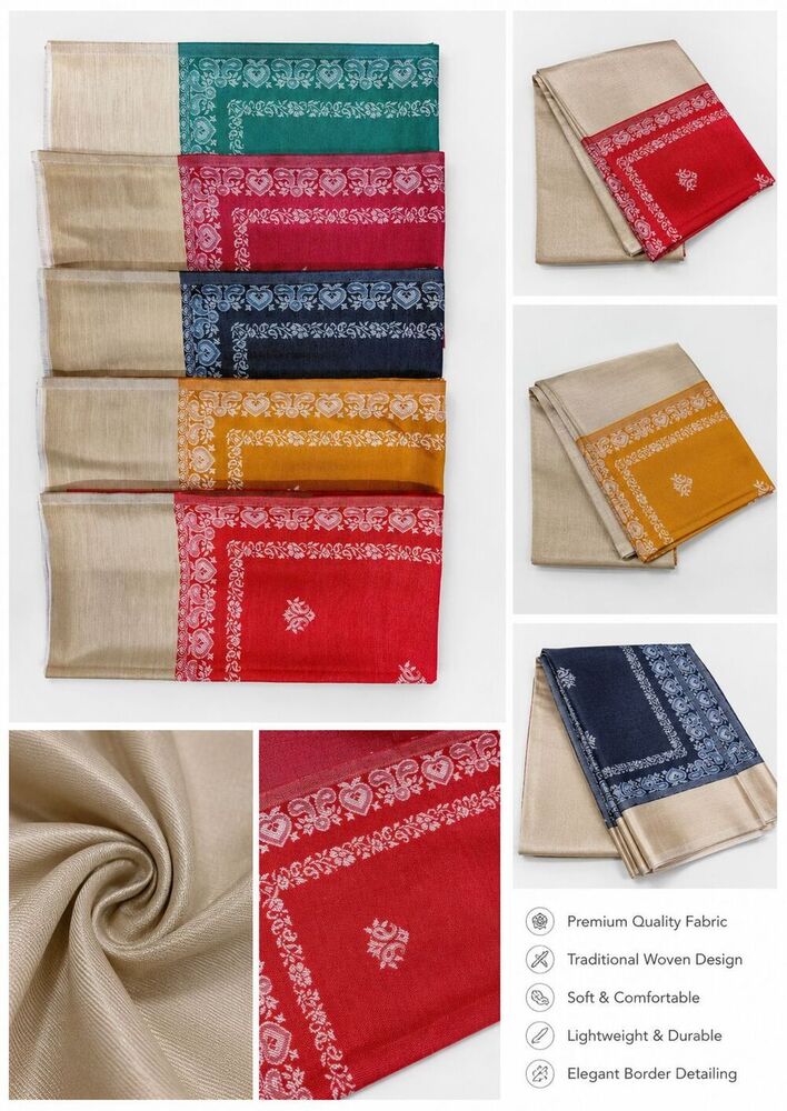 Fancy Woolen Shawl - Color: Many Colours Available