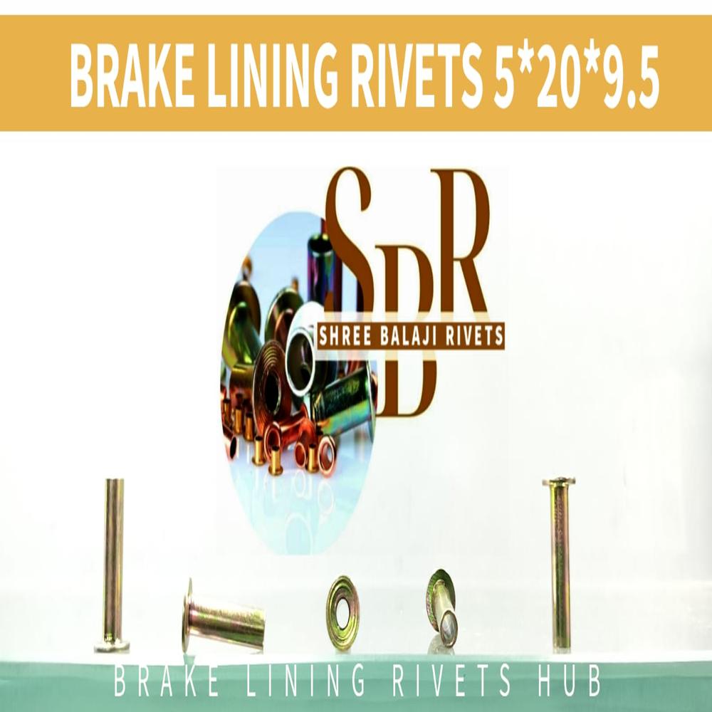 5*20 MILD STEEL HOLLOW RIVETS