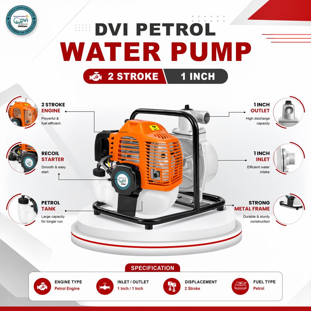 2 Stroke Petrol Water Pump
