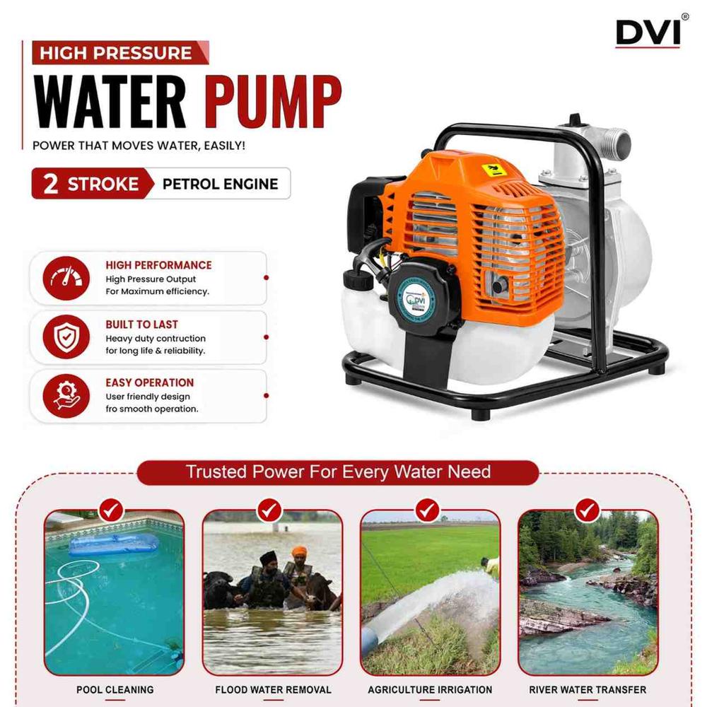 2 Stroke Petrol Water Pump