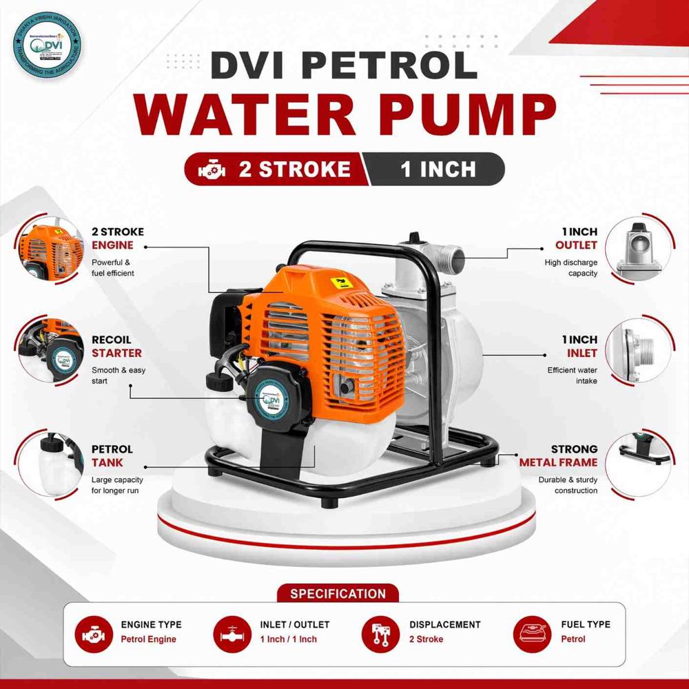 2 Stroke Petrol Water Pump