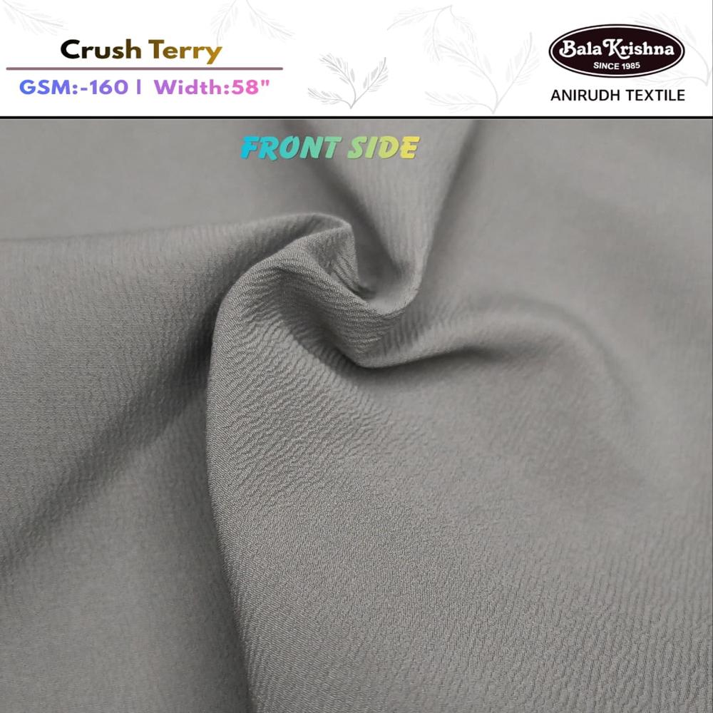 Crush Terry - polyester lycra