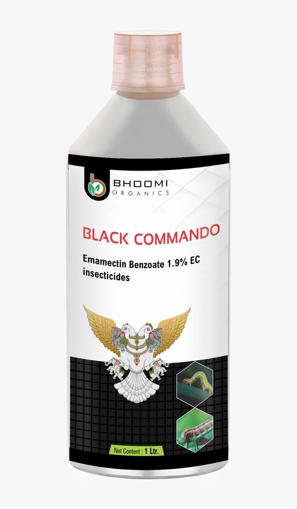 1 Ltr Black Commando Emamectin Benzoate 1.9 Percent EC Insecticide
