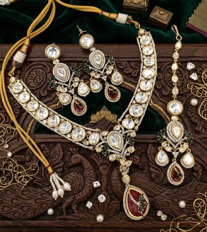 Kundan Polki Necklace - Design: Choker