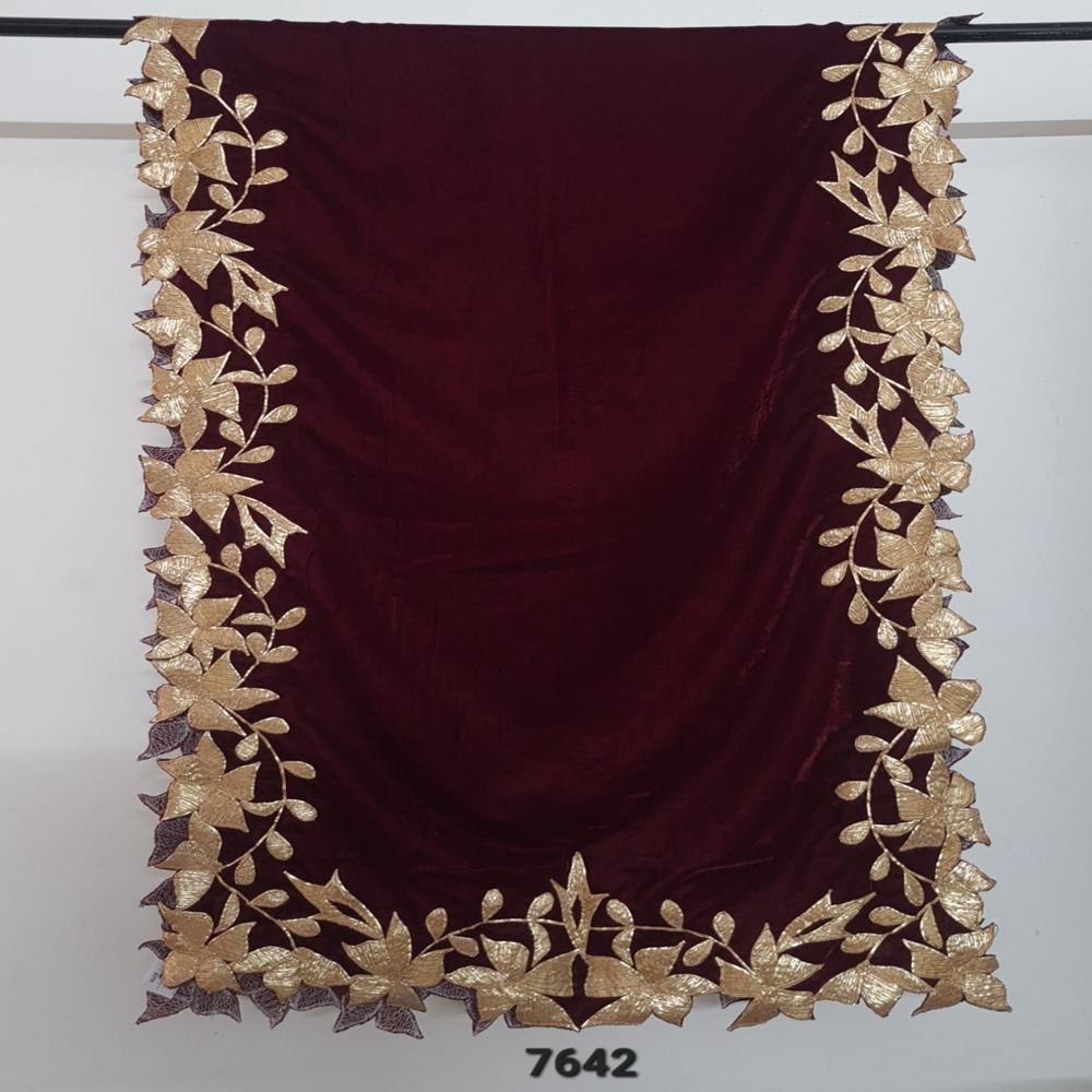Velvet Hand Embroidered Stoles
