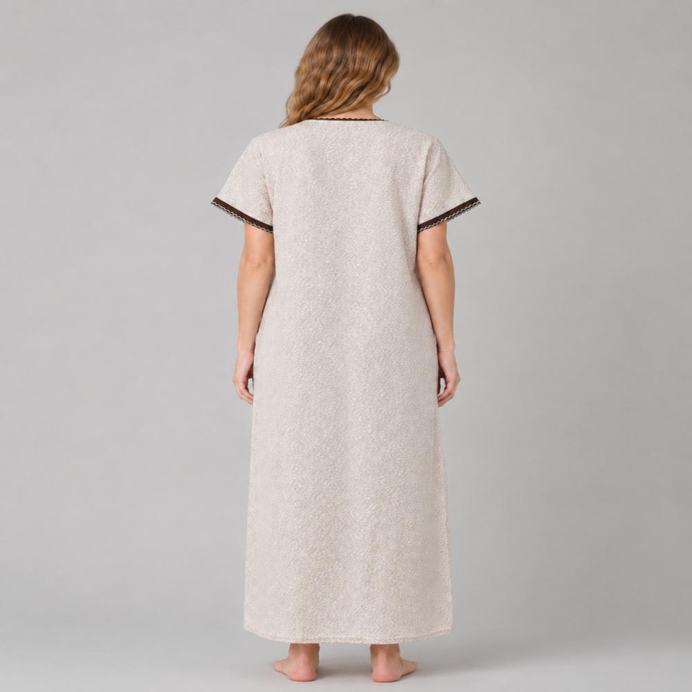 rayon designer zipper nighties