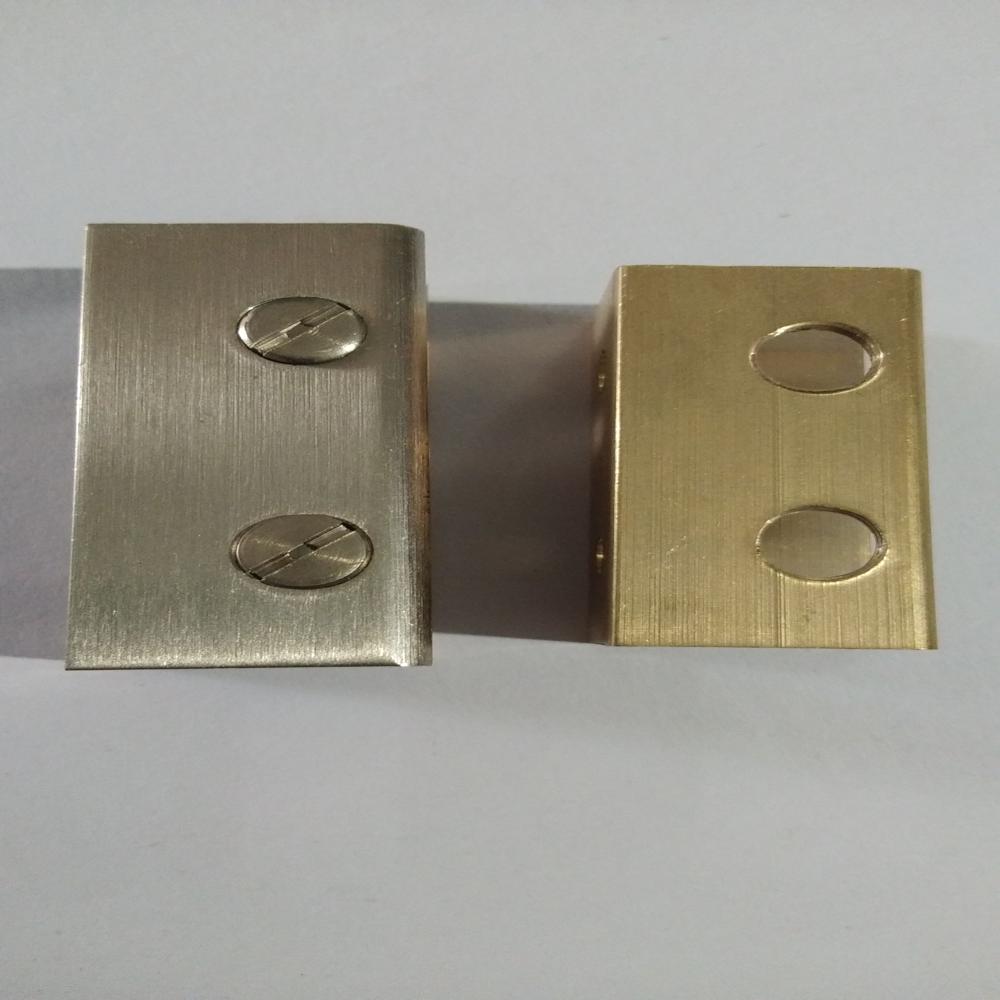 BRASS U BRACKETS