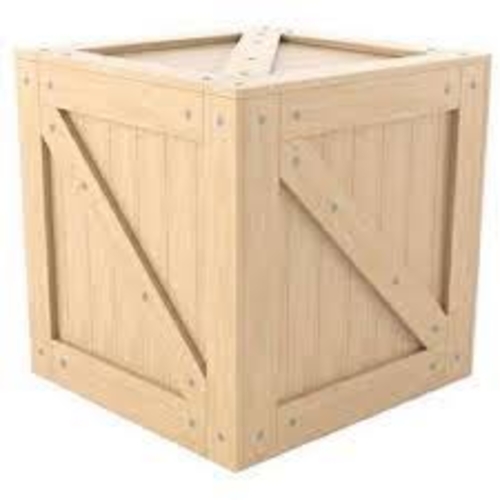 Industrial wooden box
