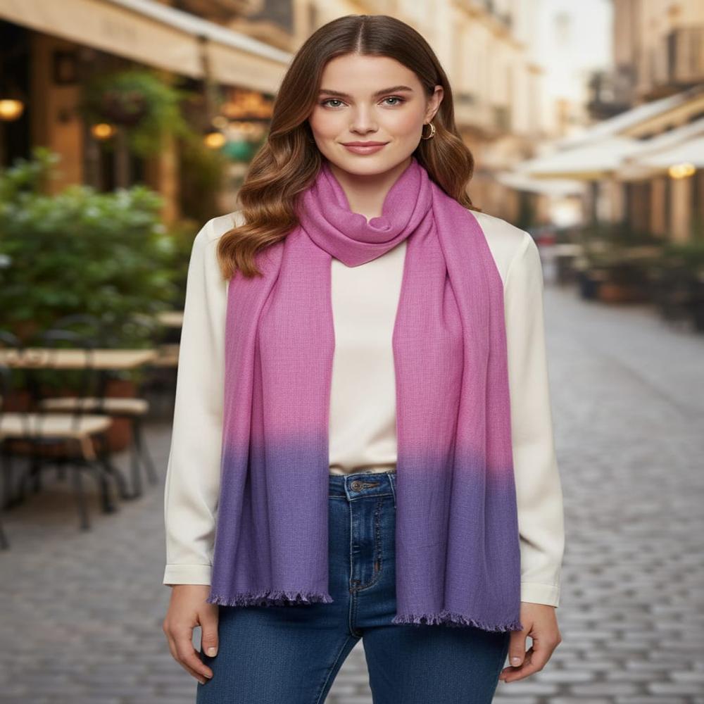 Pure Linen Ombre Stoles
