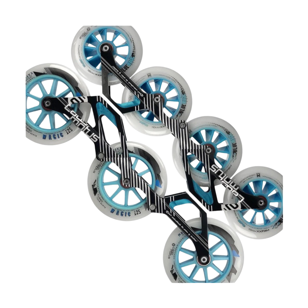 Inline Dual Frame - 11.25 Inch Dimensions, Waterproof Blue Design With Moisture-wicking Feature For Unisex Adults In Any Season