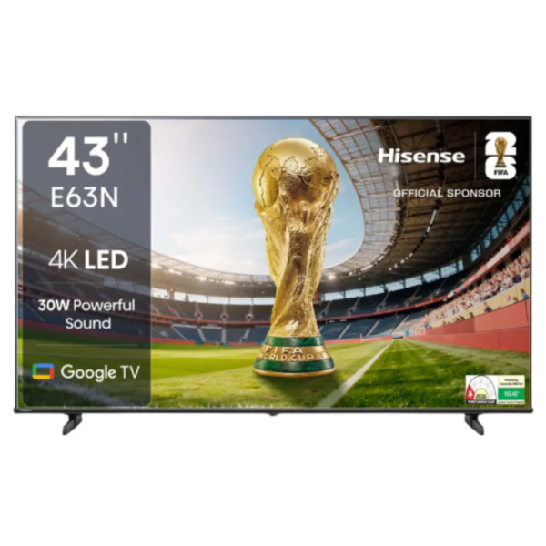 Hisense 108 cm Ultra HD LED Smart Google TV