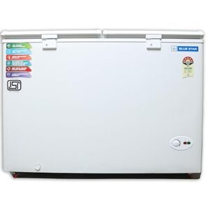 Bluestar 310.0 L CF330NEYW Frost Free Double Door Hard Top Chest Deep Freezer