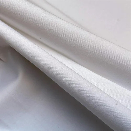 Satin Fabric - 100% Cotton, Soft Texture | Washable, Plain White Design
