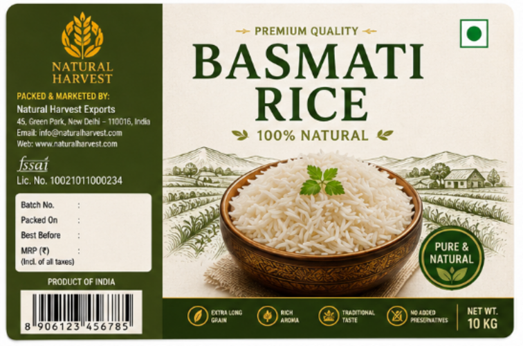 Agricultural Product Label