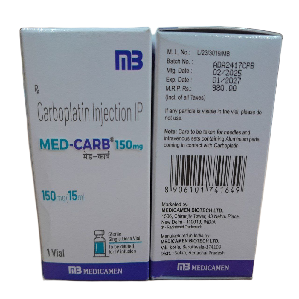 Med-Carb 150mg - Carboplatin Injection