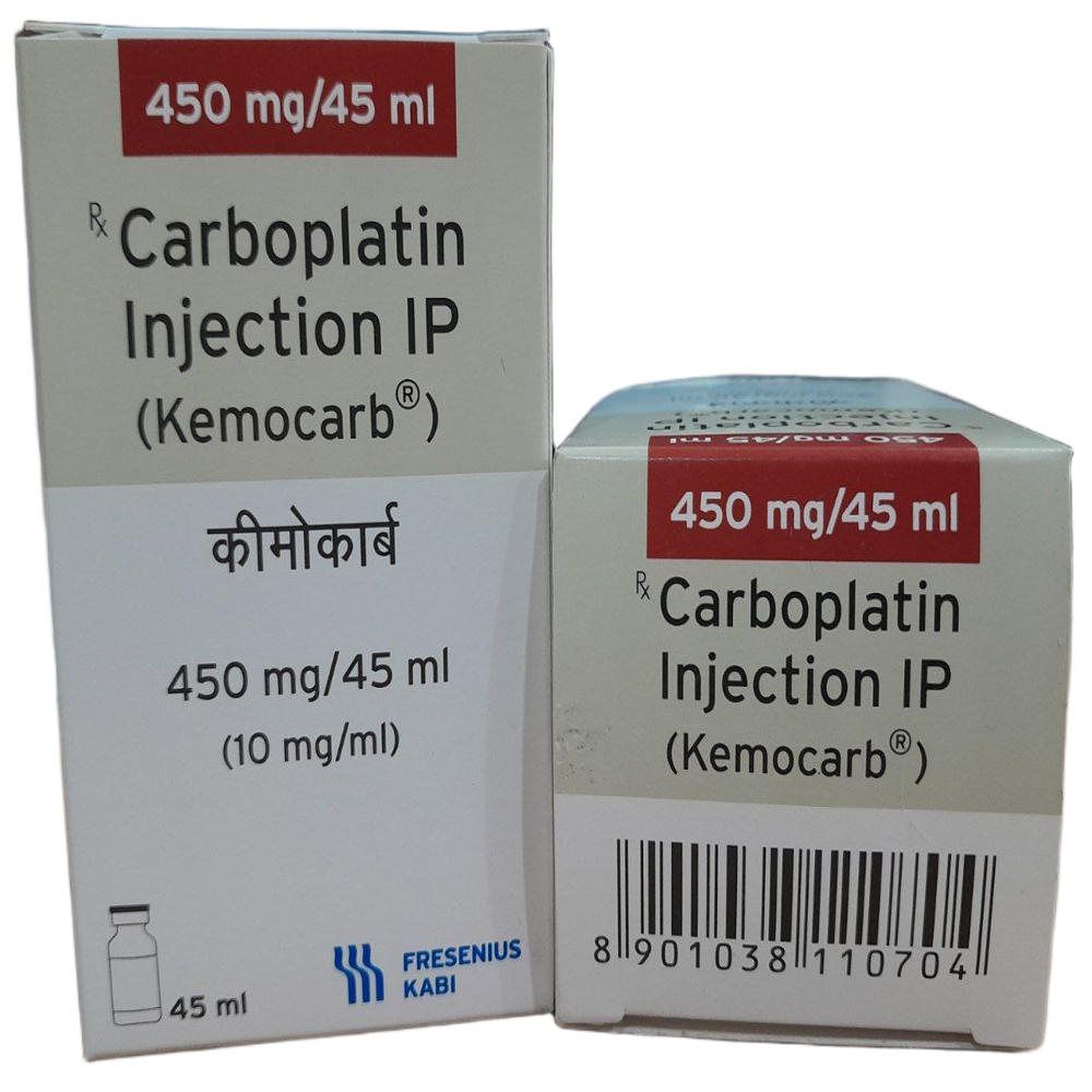 Kemocarb 450mg - Carboplatin Injection