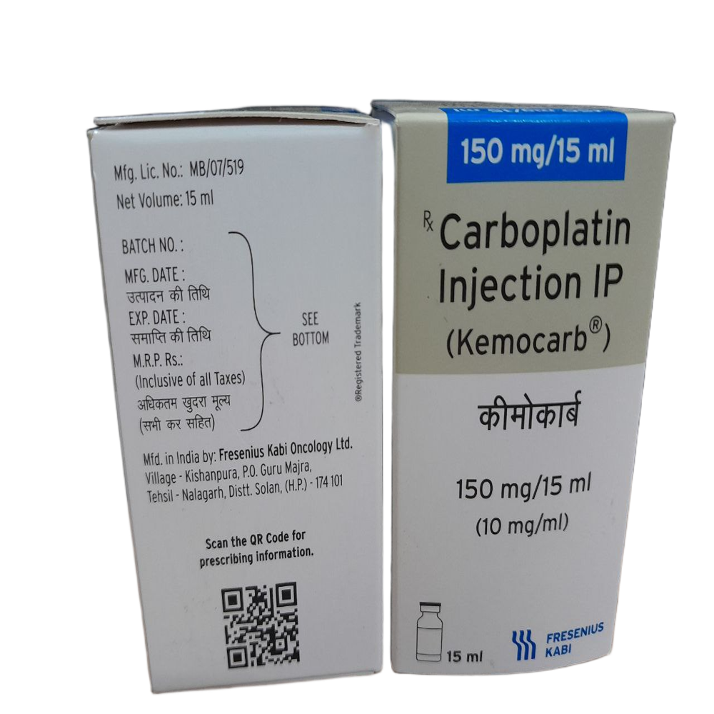 Kemocarb 150mg - Carboplatin Injection
