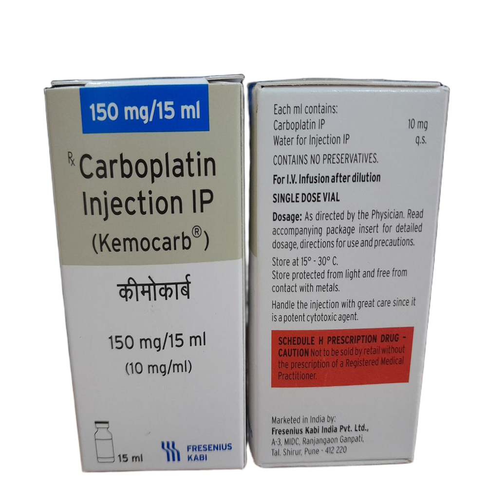 Kemocarb 150mg - Carboplatin Injection