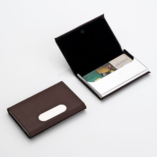 Brown Business Card Holder