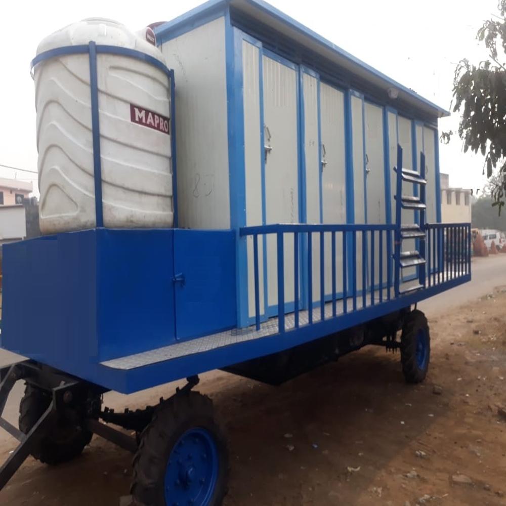 Prefab Galvanised Bio- Toilet 10 Seater Mounted on Trailer Chassis 4IS 4EH 2UH 0B